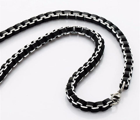 Black Collar Alloy Necklace