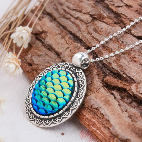 Fish Scale/Mermaid Chain Necklace