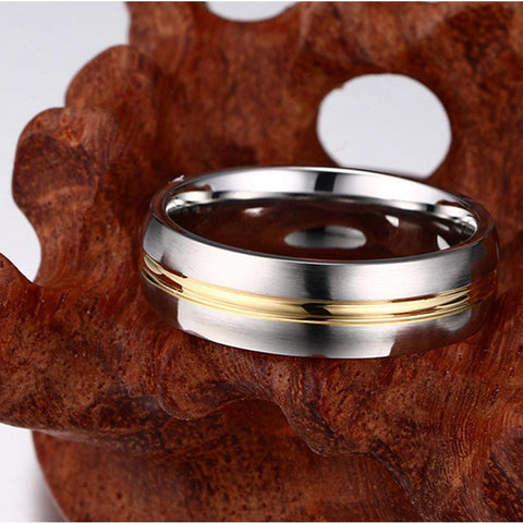 Stainless Steel Fashion Couple Ring