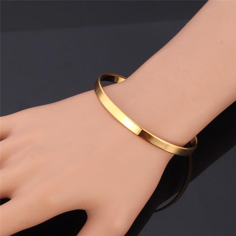 Gold/Silver Simple Bangle