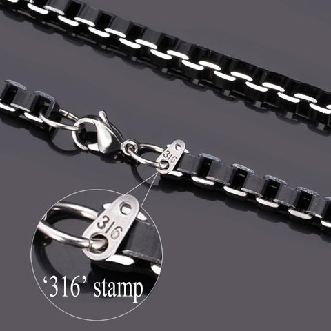 Black Collar Alloy Necklace