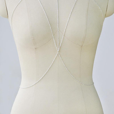 Gold/Silver Color Bra Body Necklace