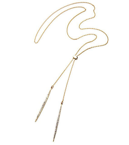Gold/Silver/Rose Gold Color Alloy Long Necklace